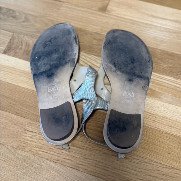 Michael Kors Silver Sandals - Picture 8 of 8